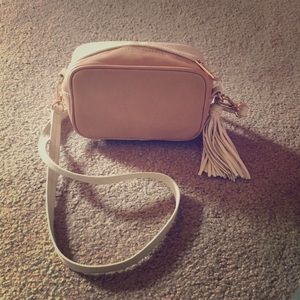 Two shaded purse with tassel.